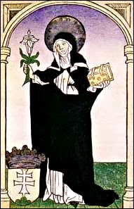 Árpád-házi Szent Margit és a liliomok