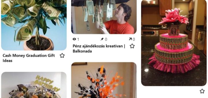 Pénz ajándékozás kreatívan