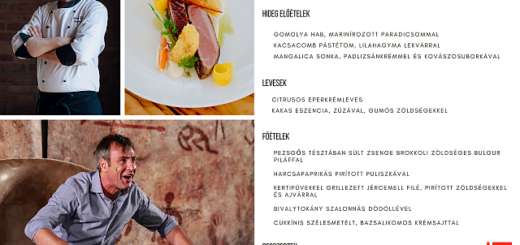 Pindroch Csaba színházi műsora vacsorával
