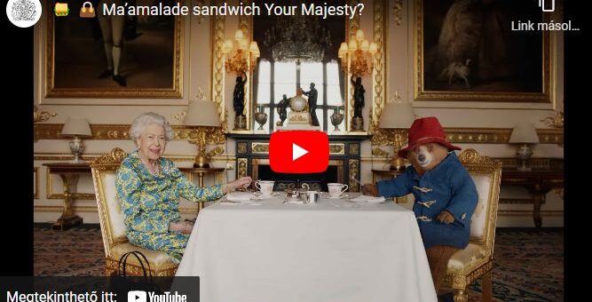 II. Erzsébet és Paddington maci