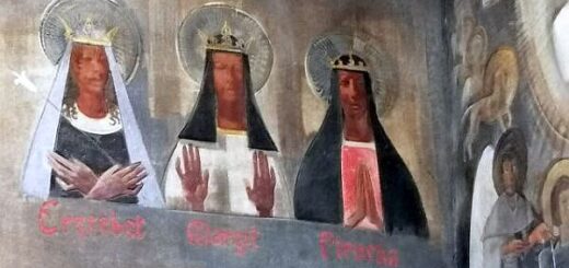 Magyar szentek a szegedi Dömötör-torony freskóján