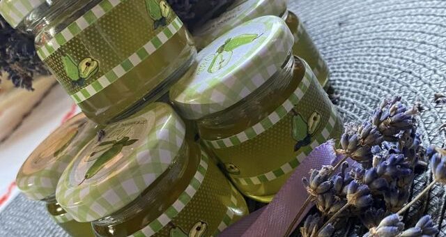 Levendulás olaj kis üvegekben