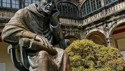 Szent Jakab szobra Santiago de Compostelában