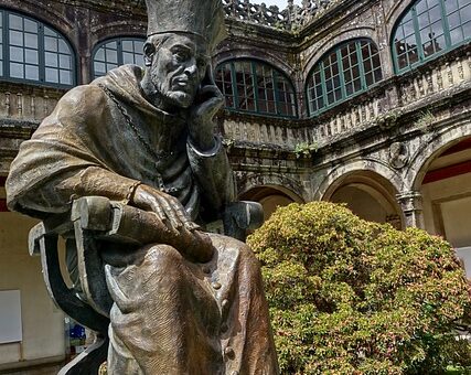 Szent Jakab szobra Santiago de Compostelában