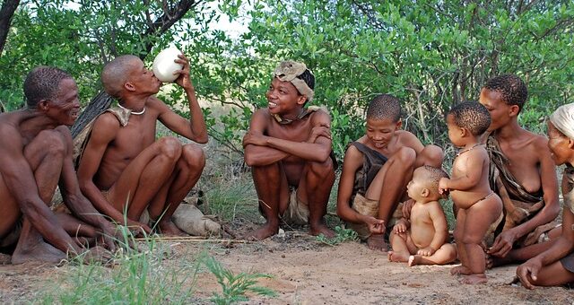 bushman őslakosok