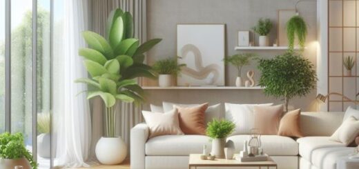 vegyszermentesen tisztított nappali szoba