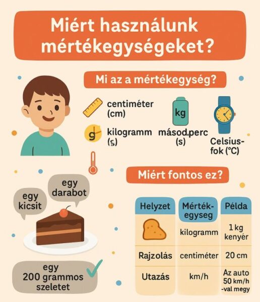 mértékegységek ygerekeknek