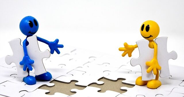 kék puzzle, az autizmus jelképe